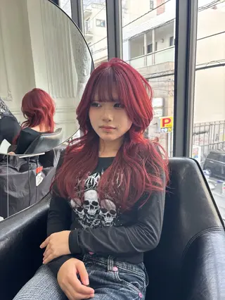 ミディアム カラー Maison Halu YUKIのヘアスタイル