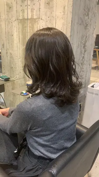 ミディアム カラー パーマ 🌈艶髪/髪質改善 新宿itouのヘアスタイル