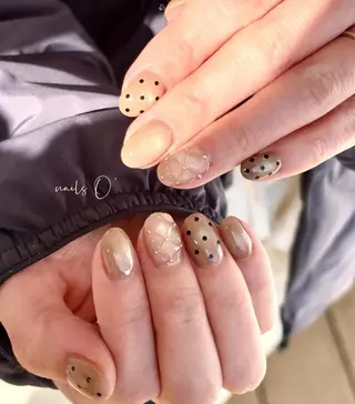 ネイル 大人可愛いネイル🎗 Hinaのネイルデザイン