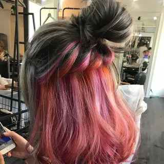 ミディアム 家田 竜のヘアスタイル