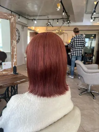 ミディアム カラー 💛ハイトーン💛 りむのヘアスタイル