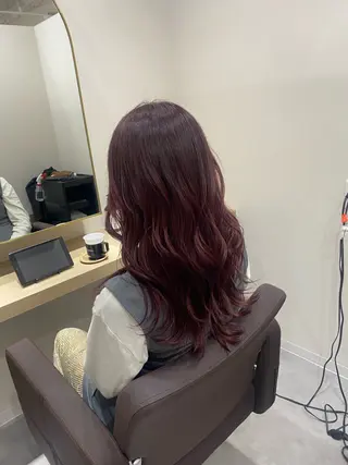 ロング attrait所属・アトレ＊個室サロン himekaのヘアスタイル