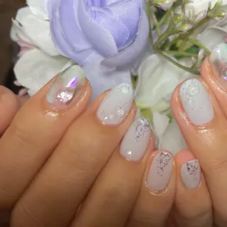 ネイル nail　milky 〜深夜にもネイル〜のネイルデザイン