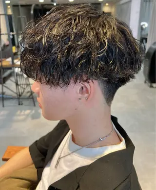 パーマ メンズ LICO HAIR＆RELAXATION 名駅店所属・メンズ特化美容師/ パーマ/波巻き/陸翔のヘアスタイル
