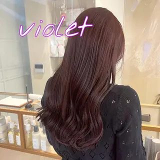 セミロング カラー CYAN.栄店所属・パーマ/髪質改善 【榎本千夏】のヘアスタイル