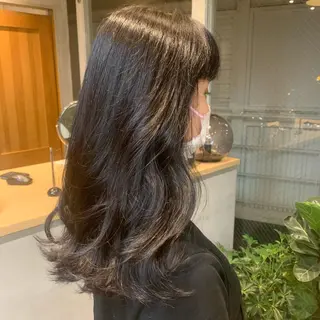 ロング マホ/日吉/髪質改善 /レイヤー/ガーリーのヘアスタイル
