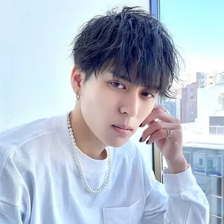 メンズ ヘアアレンジ/透明感 カラー/AKARIのヘアスタイル