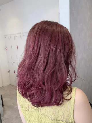 セミロング カラー メンズブリーチカラー /NAOのヘアスタイル