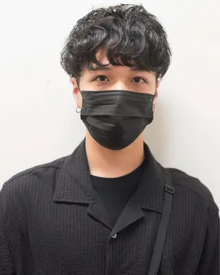 パーマ メンズ 千葉 慎也のヘアスタイル
