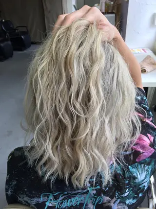 ミディアム カラー ヘアアレンジ 枝毛カット＆髪質改善 満足NO.1岡しゃんのヘアスタイル