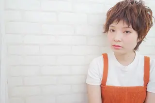 ショート カラー パーマ 山下 直人のヘアスタイル