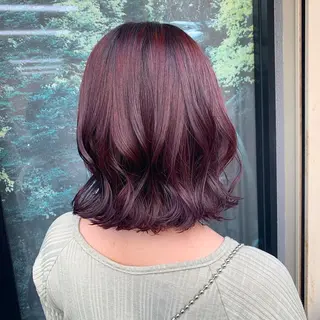 ミディアム カラー 枚方 tomee 🦋南部 しほ🦋のヘアスタイル