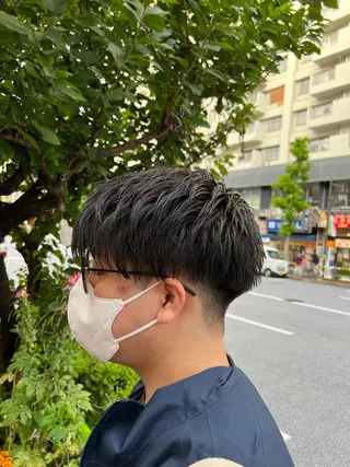 ショート メンズ 【髪質改善/縮毛矯正 /カラー】ホサカのヘアスタイル