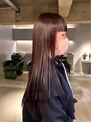ロング 中村 衣里のヘアスタイル