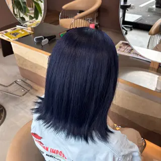 ミディアム カラー La fith hair wille 福山店【ラフィス ヘアー ヴィレ】所属・片平 帆香のヘアスタイル