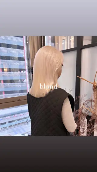 カラー storiiz所属・本田大輝top designerのヘアスタイル