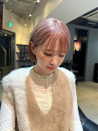 セミロング カラー トレンドと似合わせ/ マンツーマン/西上楓のヘアスタイル