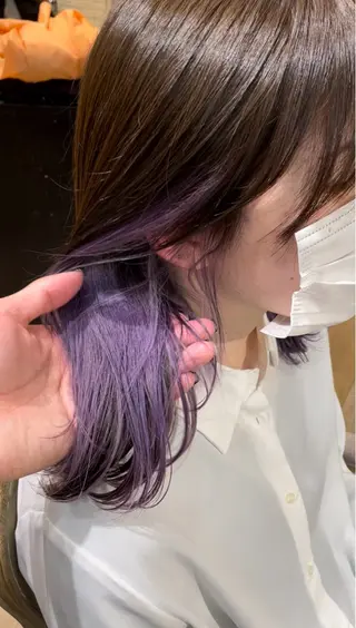 カラー しおり🍬 KOKORO🤍のヘアスタイル