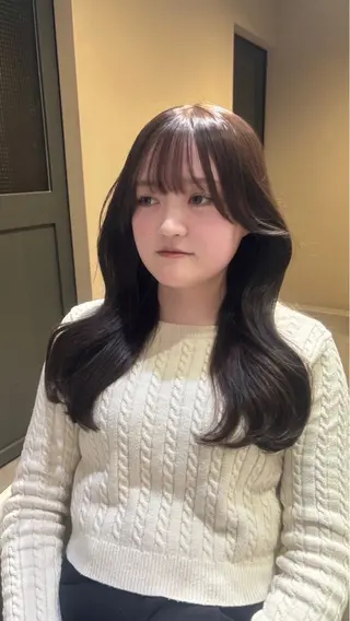ロング カラー ヘアアレンジ 森野 啓斗のヘアスタイル