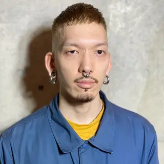 ショート カラー パーマ ヘアアレンジ メンズ キッズ ネイル マツエク・マツパ 中元 淳のヘアスタイル