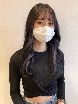 ロング カラー nono/パーマ /顔まわりカット🐈のヘアスタイル