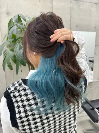 セミロング LINOET 名古屋所属・中道 晶のヘアスタイル