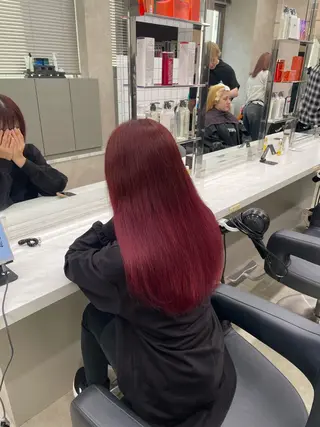 ロング カラー ヘアアレンジ 💗横浜美容室 💗HARUNAのヘアスタイル
