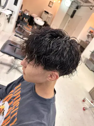 パーマ メンズ WAVEY ft.fifth所属・横浜メンズカット パーマ/ショウゴのヘアスタイル