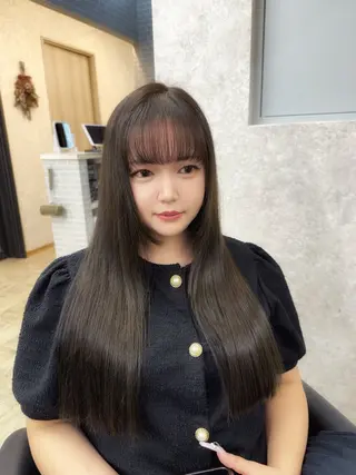 ロング 💞Yuu/艶髪/ 韓国ヘア🇰🇷♡のヘアスタイル