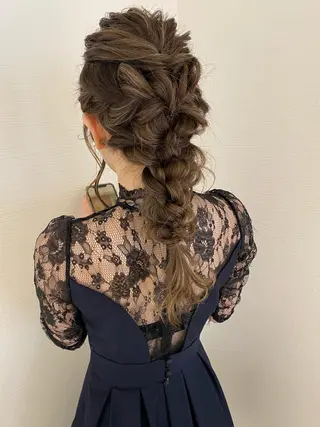 ロング ヘアアレンジ 絶対カワイイ保証💕 カワノ　チヒロのヘアスタイル