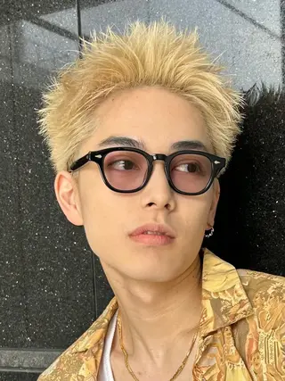 ショート メンズ 楽斗/メンズパーマ /スパイキーショートのヘアスタイル