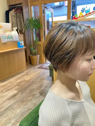 ショート HairStoryかのわ所属・宇野  ひかりのヘアスタイル
