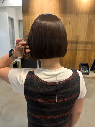 ショート REINA☁️透明感 カラー/ぷつっと♡のヘアスタイル
