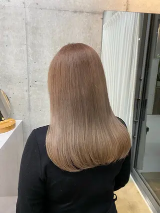 セミロング 透明感color♡ Ibukiのヘアスタイル