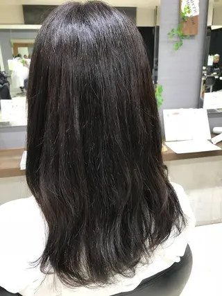セミロング Adachi Fujikoのヘアスタイル