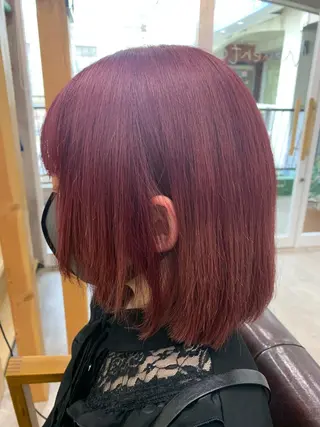 ミディアム カラー memento 斎藤大覚のヘアスタイル