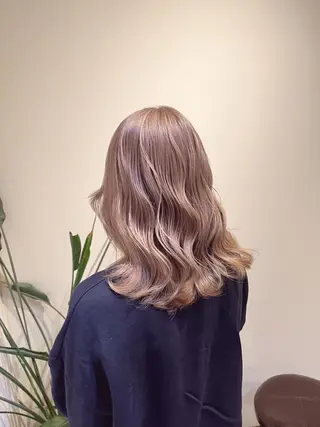 セミロング 🧡ミルクティー/ レイヤー🧡ショウナのヘアスタイル