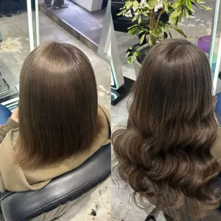 ロング カラー ヘアアレンジ EDeN Kuutoのヘアスタイル