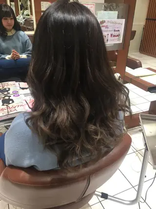 ロング カラー ラブーケ中川中島店 クラタチカコのヘアスタイル
