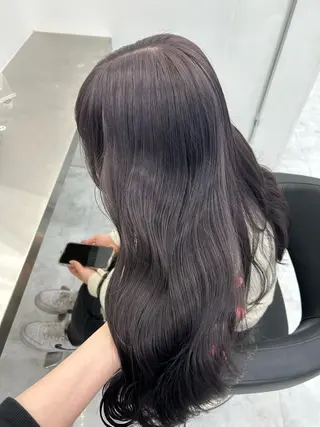 ロング 淡色ラベンダー♡ ニーナ🎀🦙のヘアスタイル