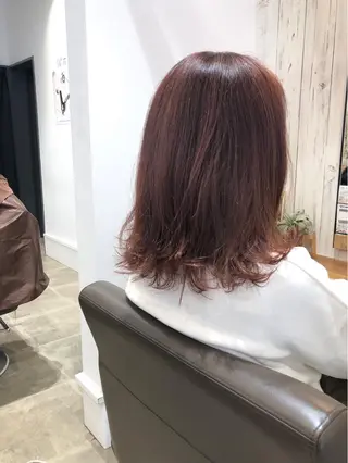 ミディアム カラー 鈴村 大介のヘアスタイル