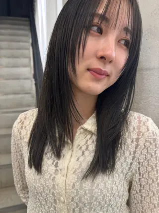 ロング ta k k e yuのヘアスタイル