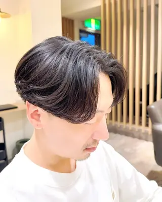 パーマ メンズ 【メンズパーマ】比嘉 啓人のヘアスタイル