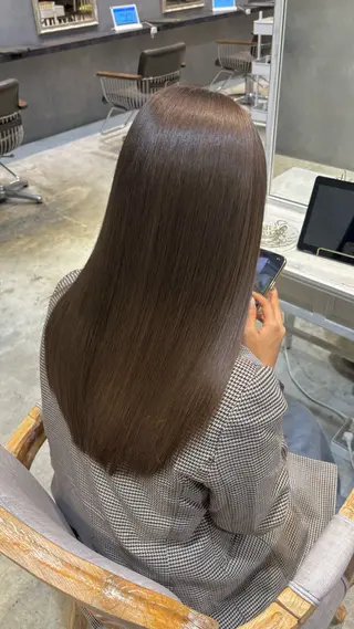 ロング 長瀬 友唯のヘアスタイル