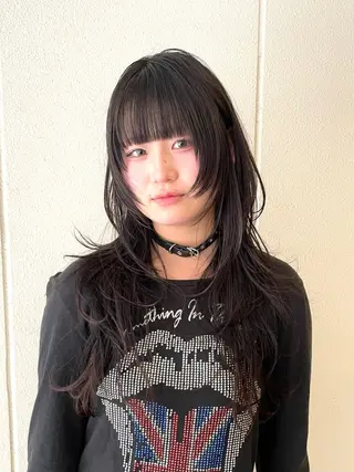 ロング ハイトーン/レイヤー /ウルフ⭐️永田⭐️のヘアスタイル