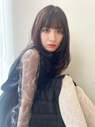 セミロング 太田 絵麻のヘアスタイル
