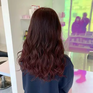 ロング カラー モデル募集💙韓国 スタイル💙亜子のヘアスタイル