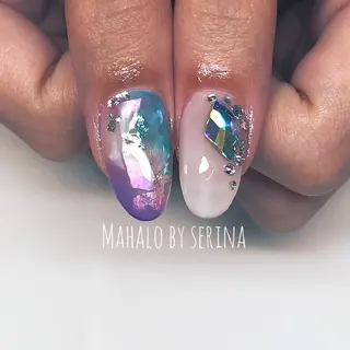 ミディアム カラー ネイル SUNNY BAE. SERINAのネイルデザイン