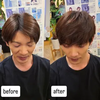 メンズ シ マのヘアスタイル