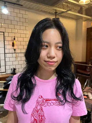 カラー the OSCAR所属・韓国ヘアスタイリスト Harukaのヘアスタイル